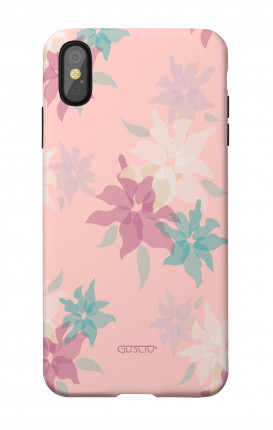 Soft Touch Case Apple iPhone X/XS - Soft Flower