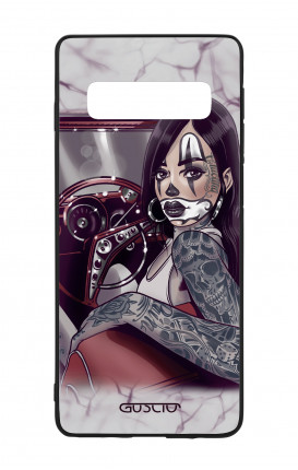 Cover Bicomponente Samsung S10e - Pin Up Chicana in auto