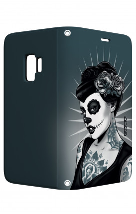 Case STAND Samsung S9 Plus - Calavera Grey Shades