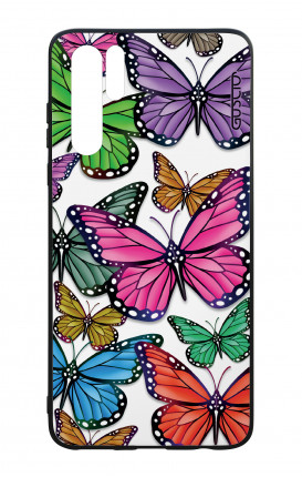 Huawei P30PRO WHT Two-Component Cover - Vivid butterflies Pattern