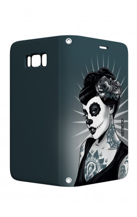 Case STAND VStyle Samsung S8 Plus - Calavera Grey Shades