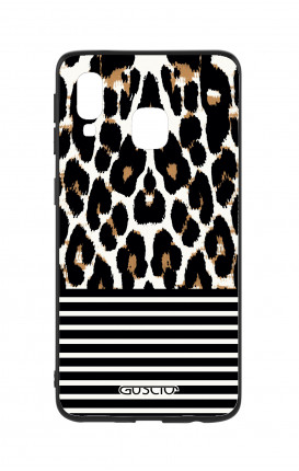 Samsung A40 WHT Two-Component Cover - Animalier & Stripes