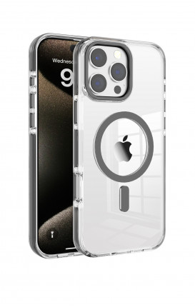 Cover Magnetica iPhone 15 PRO MAX Grey - Neutro