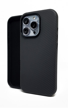 Magnetic Carbon Fiber iPh 15 PRO - Neutro