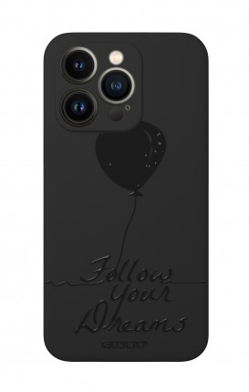 Cover Rubber Apple iPhone 13_PRO BLK - Follow your dream