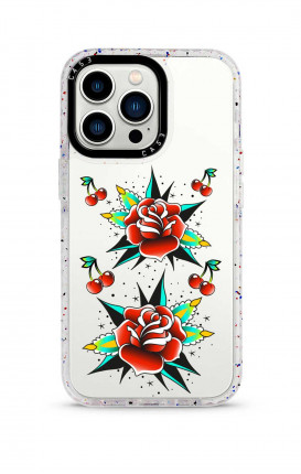 Shockproof Recycled Apple iPhone 13 PRO - Rose & Cherry