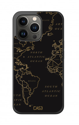 Cover Bicomponente Apple iPh13 PRO MAX - Planisphere Black