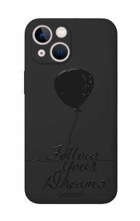 Rubber Case Apple iPhone 13_MINI BLK (closed) - Follow your dream