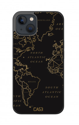 Cover Bicomponente Apple iPh13 MINI - Planisphere Black