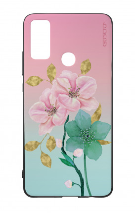 Cover Bicomponente Huawei P Smart 2020 - Fiori rosa