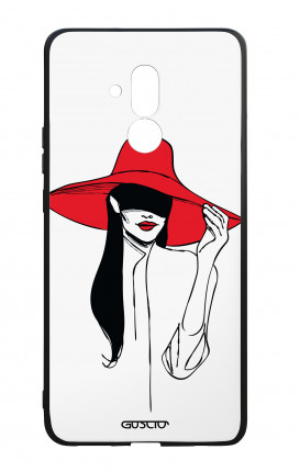 Huawei Mate20Lite WHT Two-Component Cover - Red Hat