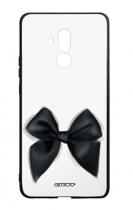 Huawei Mate20Lite WHT Two-Component Cover - Black Bow