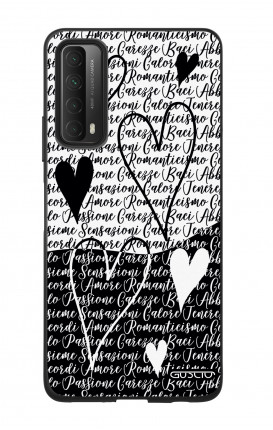 Cover Huawei P Smart 2021 - Black & White Writings