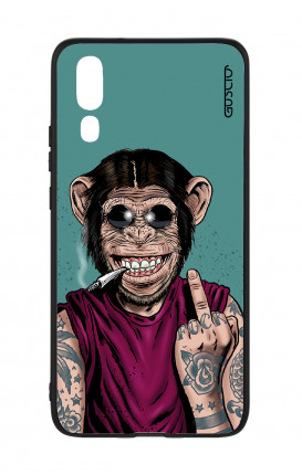 Cover Bicomponente Huawei P20 - Scimmia felice