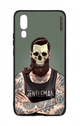 Cover Bicomponente Huawei P20 - Teschio gentiluomo