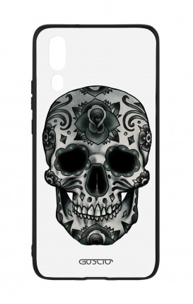 Cover Bicomponente Huawei P20 - Teschio calavera scuro