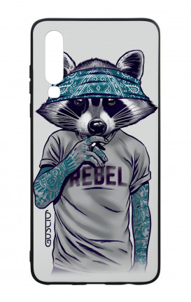 Cover Bicomponente Huawei P30  - Procione con bandana