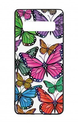 Samsung S10e Two-Component Cover - Vivid butterflies Pattern