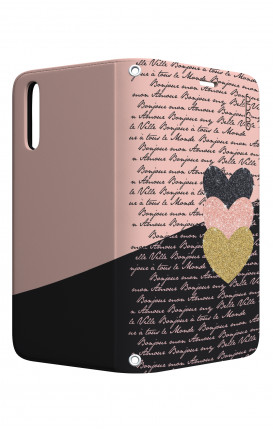 Case STAND VStyle Huawei P30 - Hearts on words