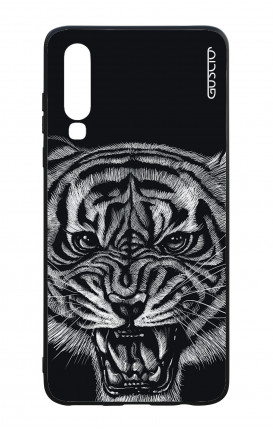 Huawei P30 WHT Two-Component Cover - Black Tiger