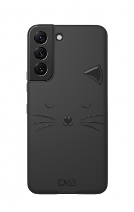 Rubber Case Sam S22 Plus BLK - Cat