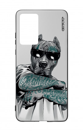 Huawei P40PRO WHT Two-Component Cover - Tattooed Pitbull