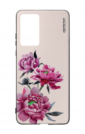 Cover Bicomponente Huawei P40PRO - Peonie rosa