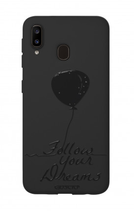 Cover Rubber Sam A20e BLK - Follow your dream