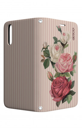 Cover STAND Huawei P30 - Rose e righe